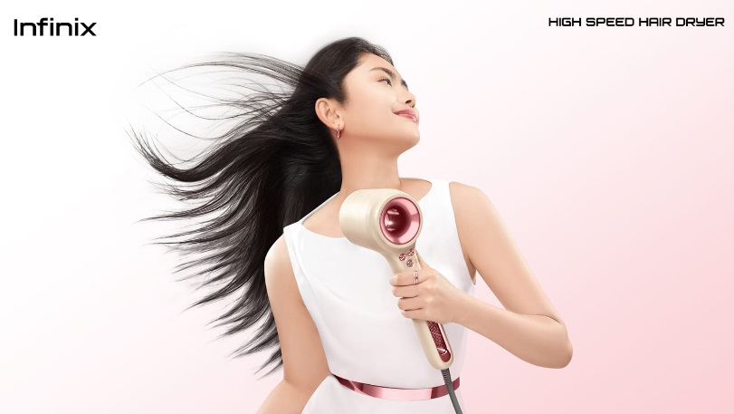 Infinix High Speed Hair Dryer, rekomendasi hair dryer terjangkau 400 ribuan Infinix High Speed Hair Dryer, rekomendasi hair dryer terjangkau 400 ribuan