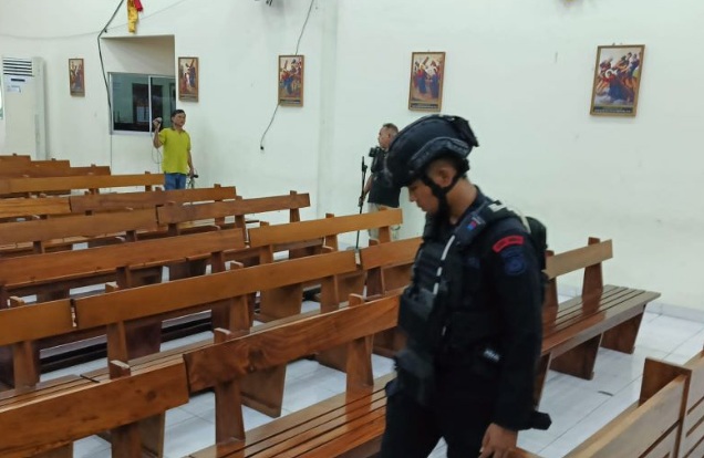 Tim Gegana pastikan keamanan Natal di Tangerang Banten Tim Gegana pastikan keamanan Natal di Tangerang Banten