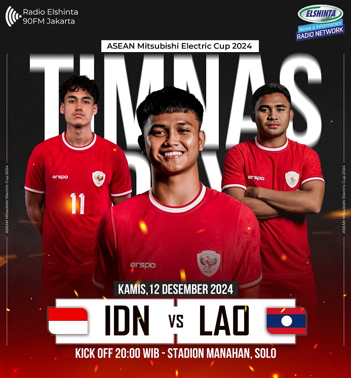 Timnas Indonesia akan menghadapi Timnas Laos dalam laga ASEAN CUP 2024 di Stadion Manahan, Solo