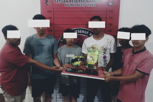 Ungkap kasus narkoba, Polres Aceh Utara tangkap tujuh pemuda, 2,5 kg sabu diamankan Ungkap kasus narkoba, Polres Aceh Utara tangkap tujuh pemuda, 2,5 kg sabu diamankan
