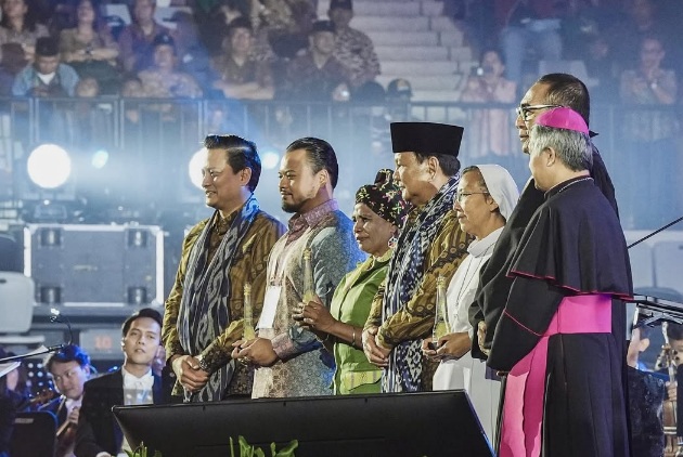 Hadiri Natal Nasional, Presiden Prabowo sampaikan terima kasih ke Kapolri & Panglima TNI Hadiri Natal Nasional, Presiden Prabowo sampaikan terima kasih ke Kapolri & Panglima TNI