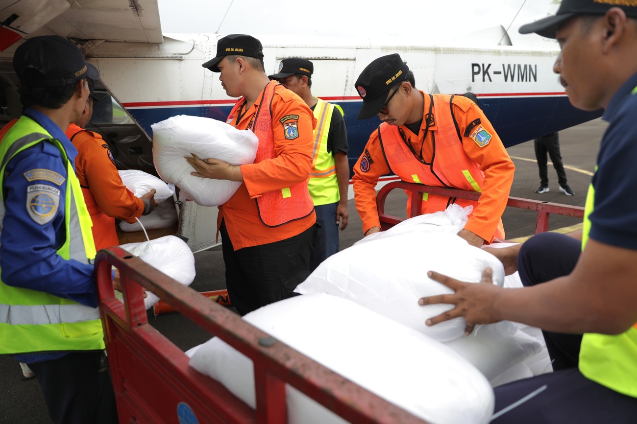 Operasi Modifikasi Cuaca hari Ke-4 di Curug