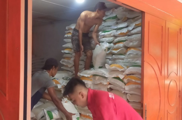 Bansos pangan CBP di Langkat berakhir Bansos pangan CBP di Langkat berakhir