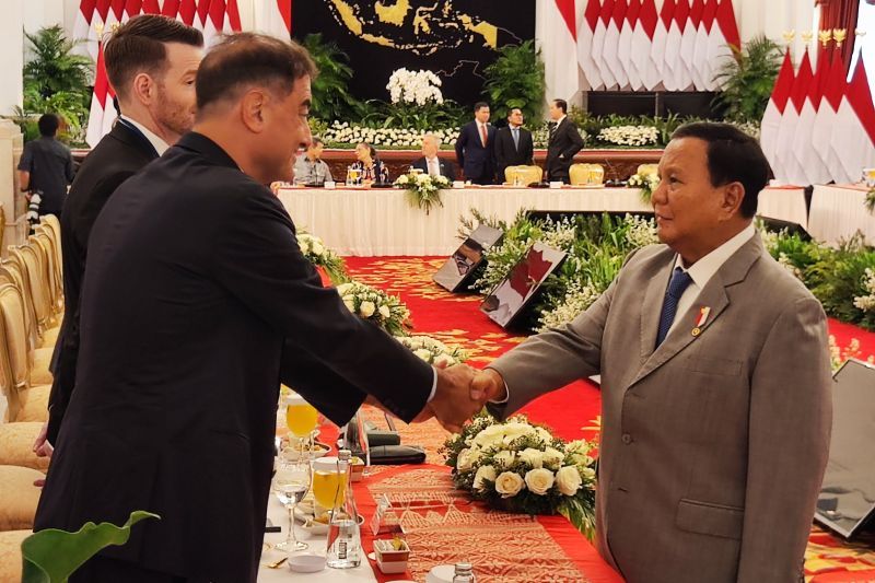Presiden Prabowo menjamu puluhan pengusaha AS di Istana Negara