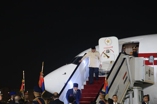 Presiden Prabowo tiba di Mesir penuhi undangan kenegaraan dan KTT D-8