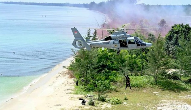 TNI AL rampungkan uji kemampuan tiga pasukan khususnya di Dabo Singkep TNI AL rampungkan uji kemampuan tiga pasukan khususnya di Dabo Singkep