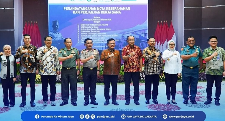 PAM Jaya gandeng Lemhannas jaga ketahanan air di Jakarta PAM Jaya gandeng Lemhannas jaga ketahanan air di Jakarta