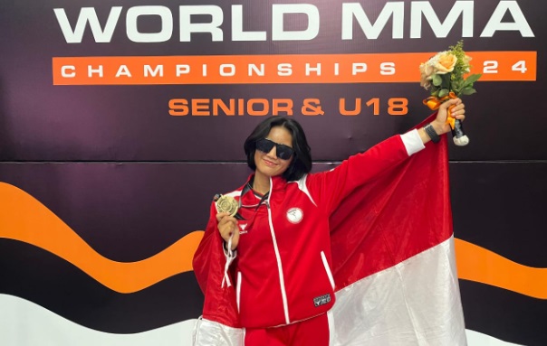 Polwan Polda Sumut raih perunggu di World MMA Championship 2024 Polwan Polda Sumut raih perunggu di World MMA Championship 2024