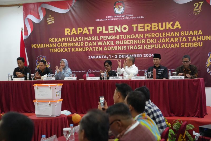 KPU tetapkan Pramono-Rano raih suara terbanyak di Kepulauan Seribu