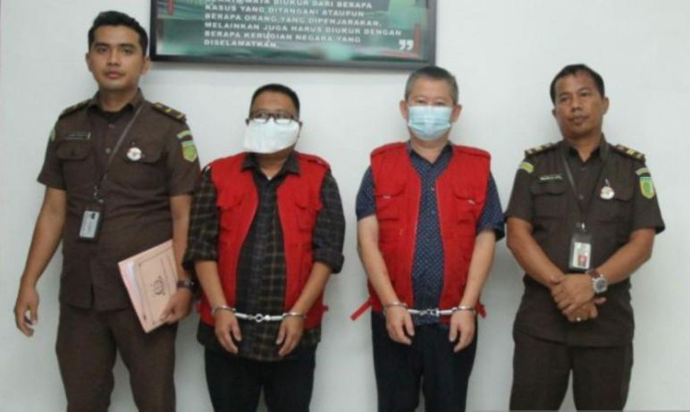 Jaksa tahan dua tersangka baru dugaan korupsi troli Bandara Kualanamu Jaksa tahan dua tersangka baru dugaan korupsi troli Bandara Kualanamu