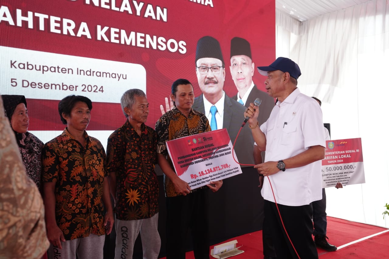 Kampung Nelayan Sejahtera Kemensos bagi korban rob Indramayu