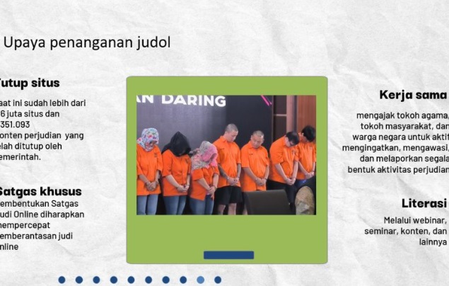 Edukasi dan penindakan jadi kunci pemberantasan judi online Edukasi dan penindakan jadi kunci pemberantasan judi online