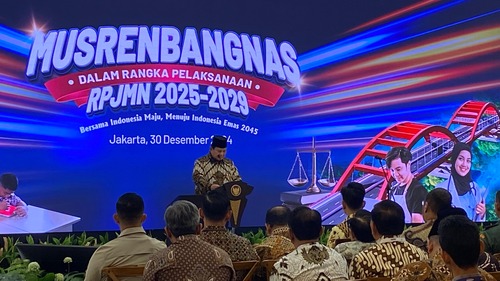 Pesan Prabowo pentingnya perencanaan pembangunan nasional