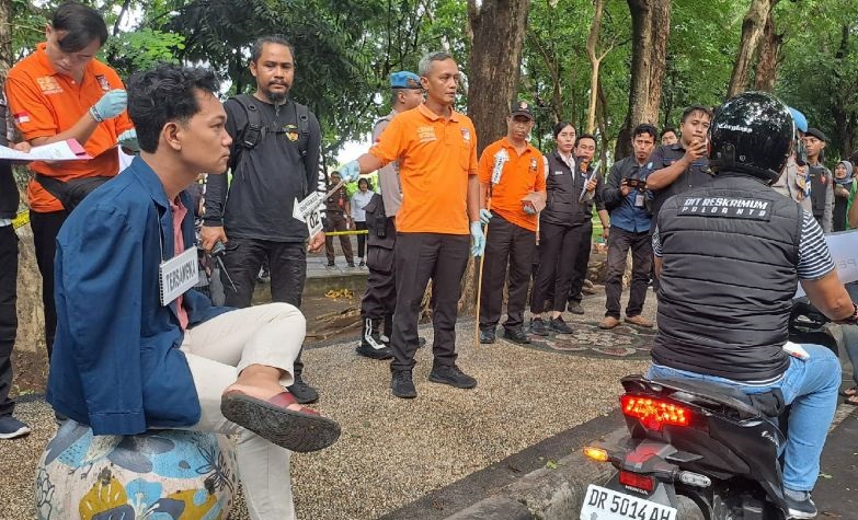 Polda NTB gelar rekonstruksi kasus pelecehan tersangka tunadaksa