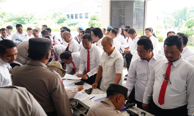Cegah penyalahgunaan, Polda Jateng gelar pemeriksaan senjata api Cegah penyalahgunaan, Polda Jateng gelar pemeriksaan senjata api