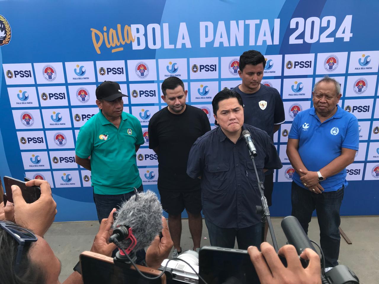 Ketua umum PSSI bertekad bangkitkan sepak bola pantai Ketua umum PSSI bertekad bangkitkan sepak bola pantai