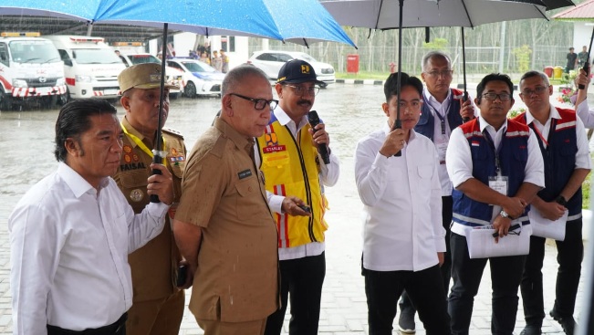 Pastikan kelancaran Nataru, Wapres tinjau Gerbang Tol Tanjung Pura Langkat Pastikan kelancaran Nataru, Wapres tinjau Gerbang Tol Tanjung Pura Langkat