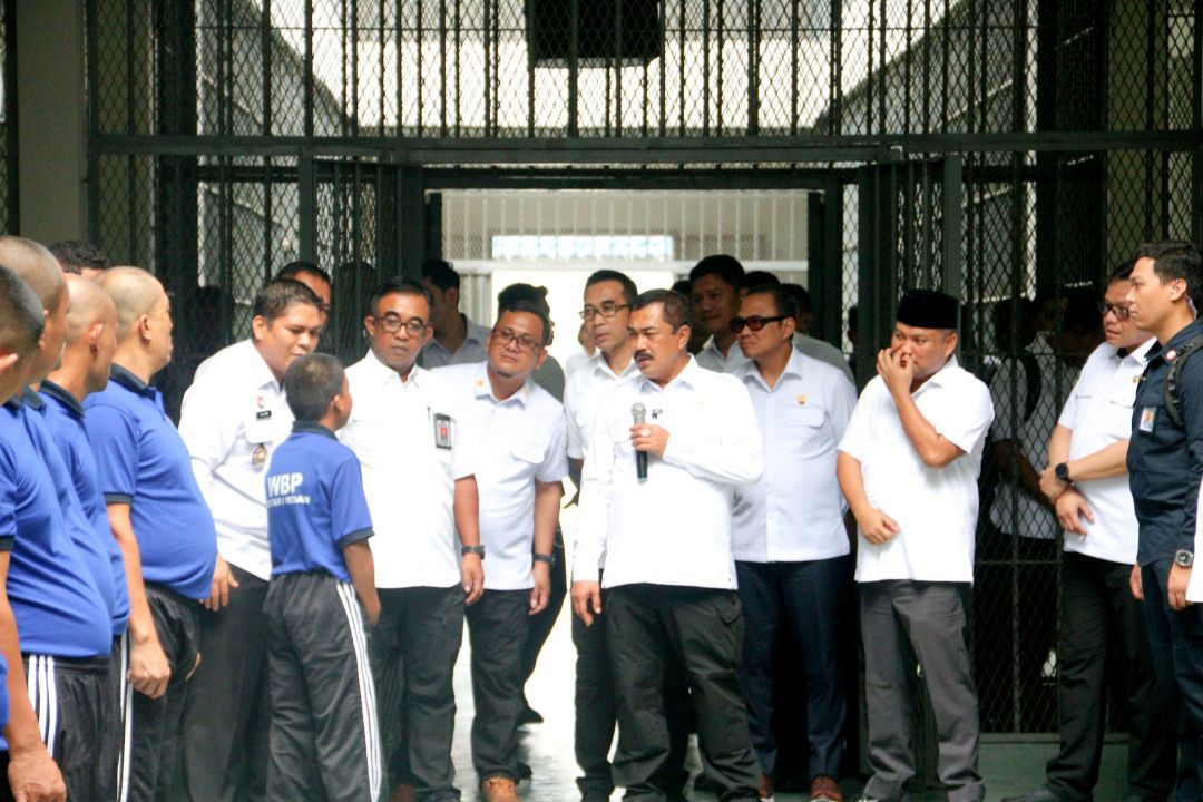 Menimipas, Agus Andrianto berikan penguatan bagi jajaran pemasyarakatan dan imigrasi Menimipas, Agus Andrianto berikan penguatan bagi jajaran pemasyarakatan dan imigrasi