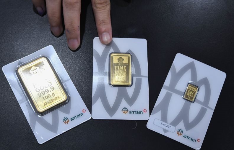 Harga emas Jumat turun Rp8.000 jadi Rp1,514 juta per gram