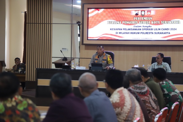 Jelang Nataru, Polresta Solo tatap muka dengan pengurus gereja Jelang Nataru, Polresta Solo tatap muka dengan pengurus gereja