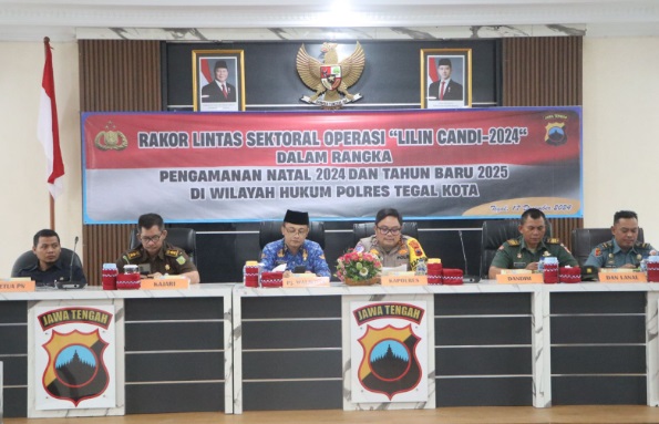 Jelang Nataru, Polres Tegal Kota gelar rapat koordinasi lintas sektoral Jelang Nataru, Polres Tegal Kota gelar rapat koordinasi lintas sektoral