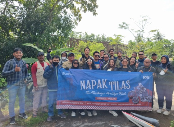Daop 6 Yogyakarta gelar napak tilas jalur kereta api Yogyakarta - Magelang