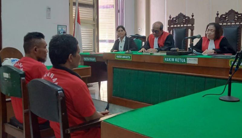 Dua terdakwa perdagangan satwa divonis tiga tahun penjara