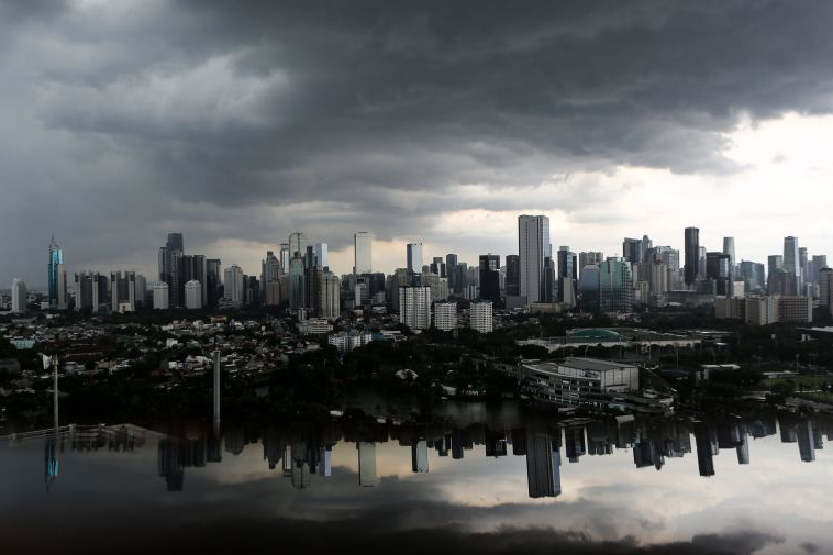 Sebagian Jakarta diprediksi hujan pada siang dan sore hari