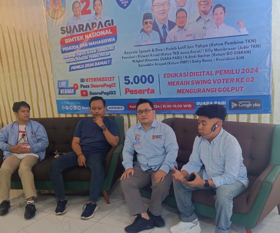 Suara Pagi gelar bimtek nasional dorong edukasi pemilu pemilih cerdas milenial Suara Pagi gelar bimtek nasional dorong edukasi pemilu pemilih cerdas milenial