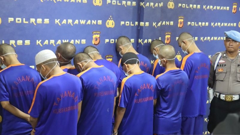 Polres Karawang ringkus 25 tersangka kasus narkoba