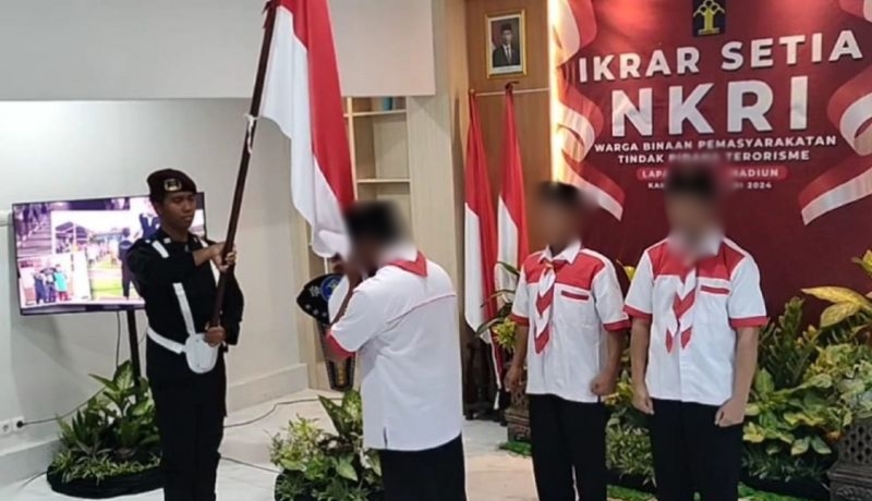 Tiga napiter di Lapas Madiun berikrar setia kepada NKRI