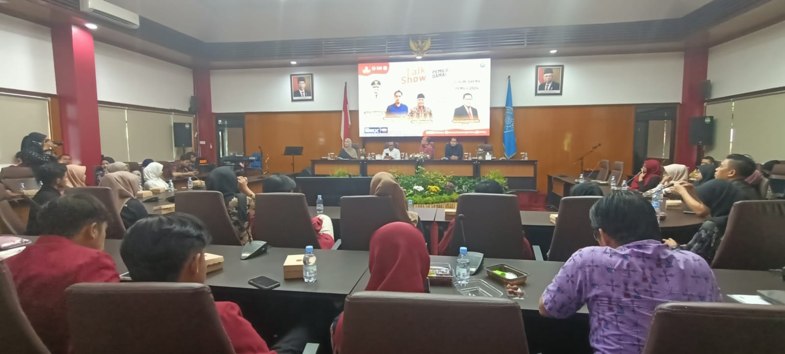 Talkshow Pemilu Damai UMM, mahasiswa berperan cerdaskan pemilih