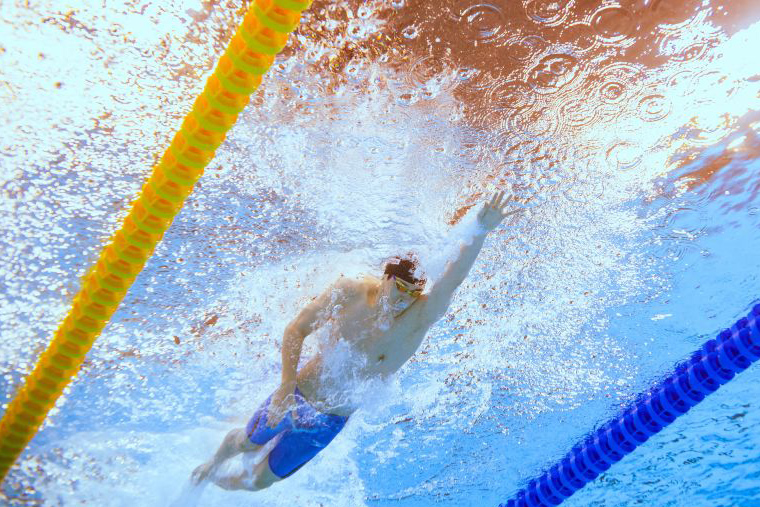 Pan Zhanle kunci medali emas di nomor 100 m gaya bebas