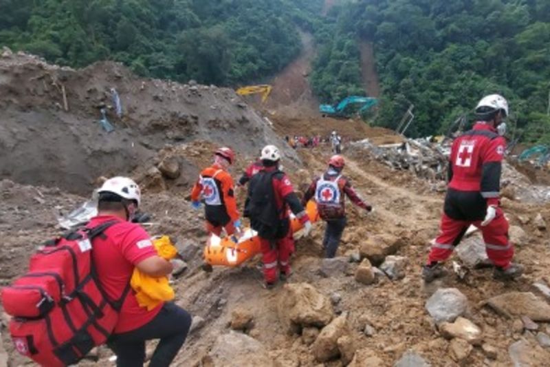Korban tewas akibat tanah longsor di Davao Oro capai 90 orang Korban tewas akibat tanah longsor di Davao Oro capai 90 orang