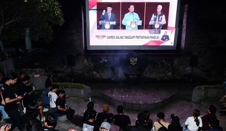 Round up hari ke-69, capres-cawapres tampil kompak di debat pamungkas Round up hari ke-69, capres-cawapres tampil kompak di debat pamungkas