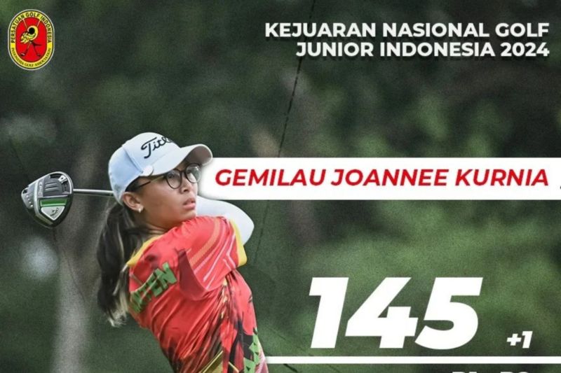 Joanne pertahankan posisinya di puncak klasemen kejurnas golf junior