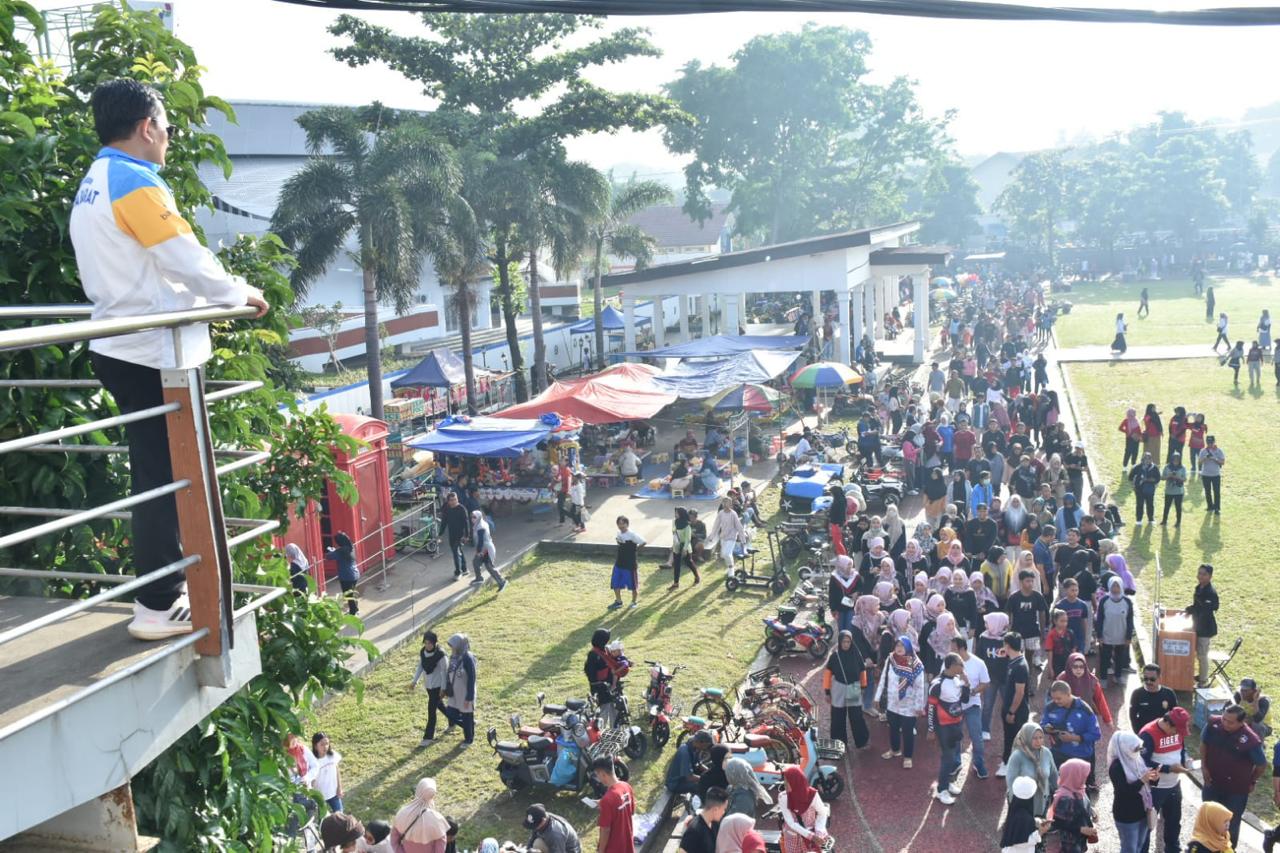 Jalan Pemuda, Majalengka dibuka jadi jalur car free day Jalan Pemuda, Majalengka dibuka jadi jalur car free day