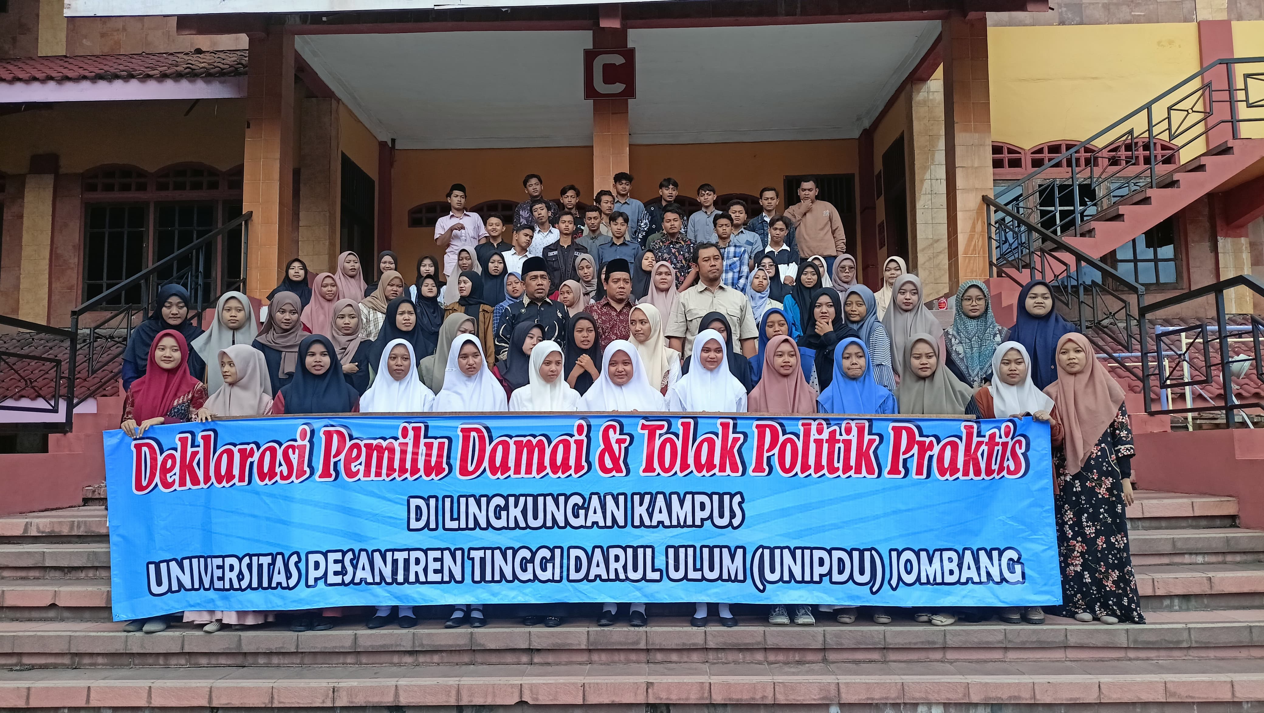 Unipdu Jombang serukan Pemilu Damai dan tolak politik praktis Unipdu Jombang serukan Pemilu Damai dan tolak politik praktis