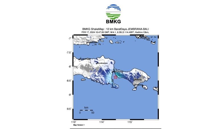 Gempa guncang Bali - Banyuwangi Gempa guncang Bali - Banyuwangi