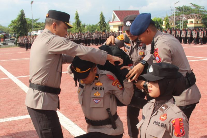 Polda Sulteng pastikan personel siap amankan 9.262 TPS Polda Sulteng pastikan personel siap amankan 9.262 TPS
