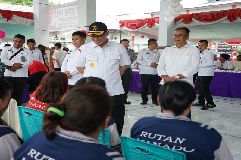 Pelaksanaan Pemilu di Lapas dan Rutan Sulut berlangsung aman Pelaksanaan Pemilu di Lapas dan Rutan Sulut berlangsung aman