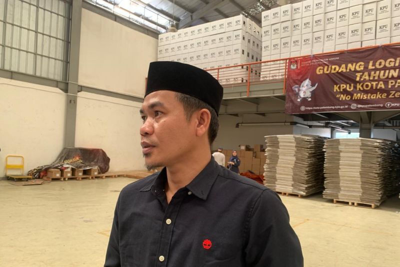 KPU Palembang skrining ulang kesehatan petugas KPPS KPU Palembang skrining ulang kesehatan petugas KPPS