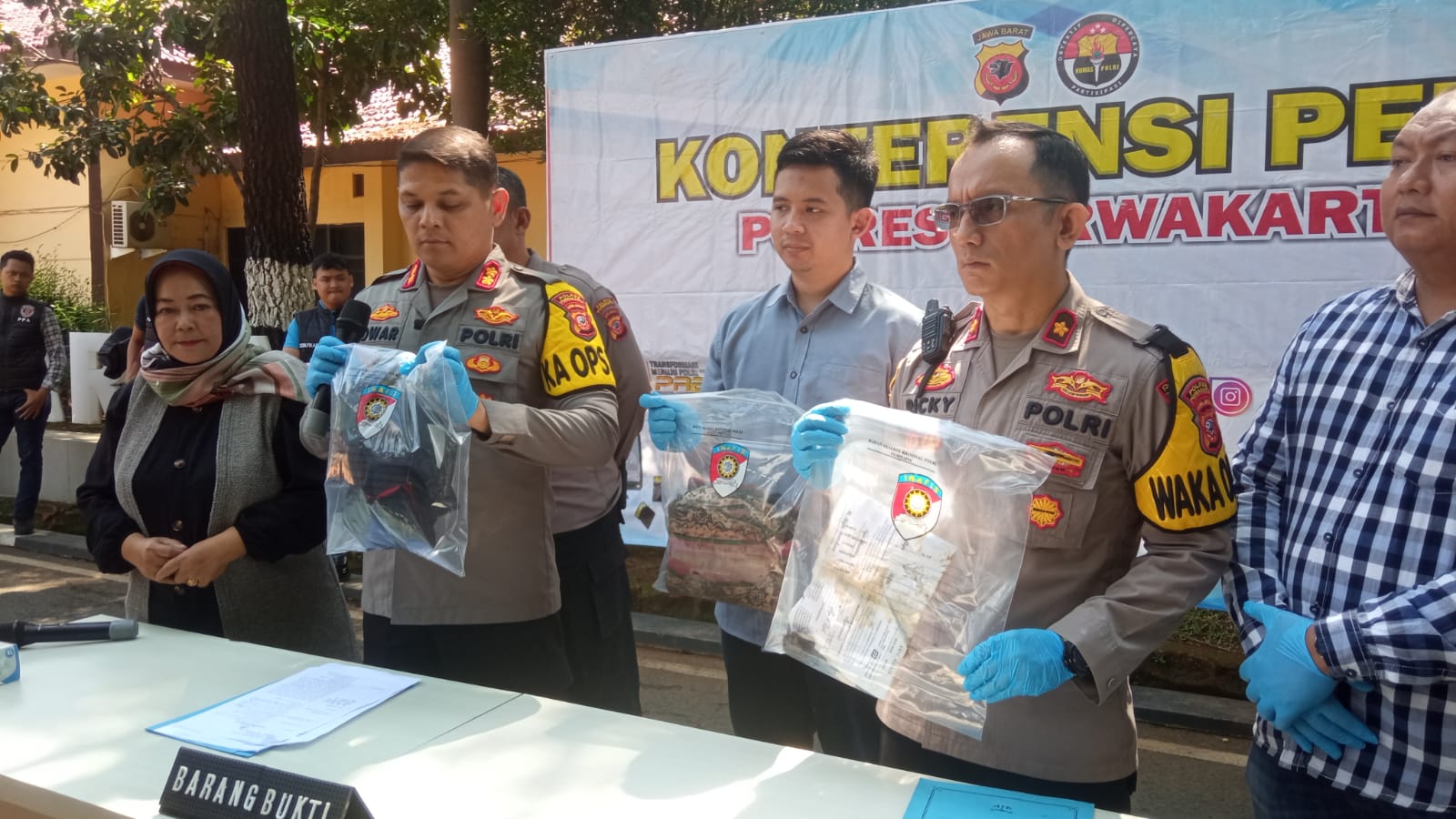 Satreskrim Polres Purwakarta tangkap pelaku pembuang bayi 