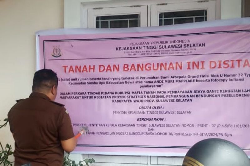 Penyidik Kejati Sulsel sita aset terduga korupsi Bendungan Passeloreng Penyidik Kejati Sulsel sita aset terduga korupsi Bendungan Passeloreng
