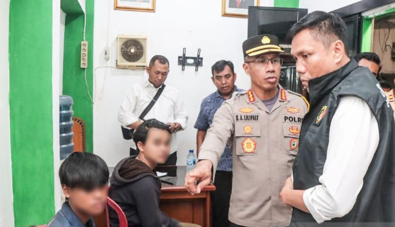 Empat orang provokator tawuran di Prumpung diamankan polisi
