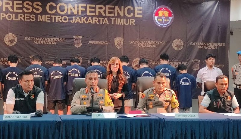 Polisi tangkap 10 pelaku judi daring jaringan internasional