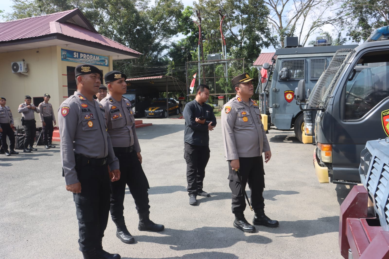 Menjelang Pemilu, Kapolres Langkat cek kendaraan dinas Menjelang Pemilu, Kapolres Langkat cek kendaraan dinas