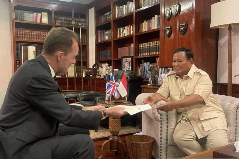 Dubes Inggris temui Prabowo ucapkan selamat atas kesuksesan Pemilu