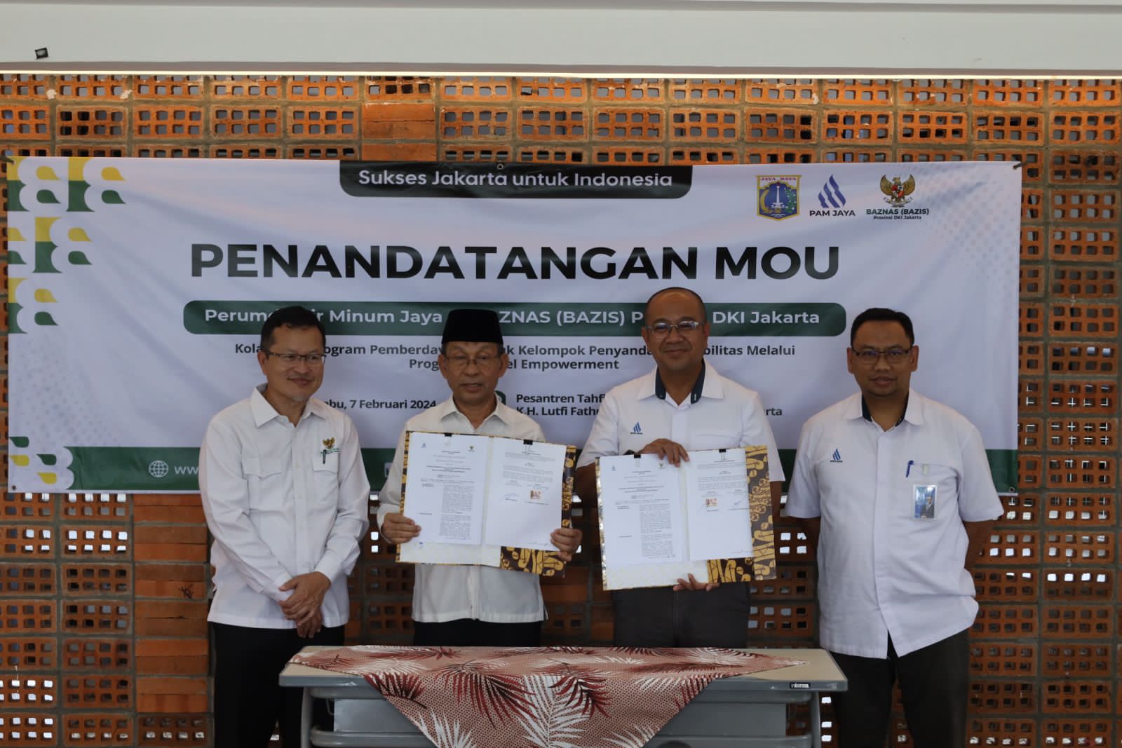 PAM Jaya dan Baznas DKI kolaborasi Program Difabel Empowerment PAM Jaya dan Baznas DKI kolaborasi Program Difabel Empowerment