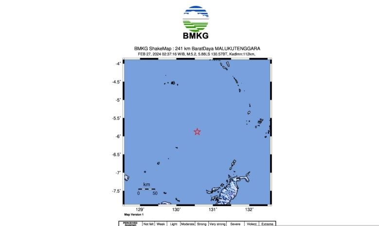 Gempa berkekuatan M5,4 yang guncang Maluku dipicu pergeseran lempeng Gempa berkekuatan M5,4 yang guncang Maluku dipicu pergeseran lempeng
